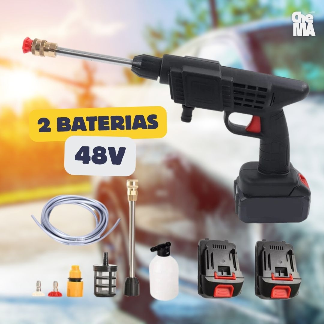 HIDROLAVADORA INALAMBRICA 2 BATERIAS 48W