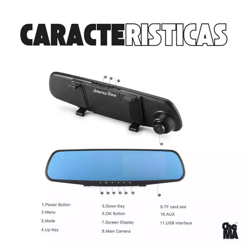 GRAN OFERTA Espejo Retrovisor Retro-Tech.¡