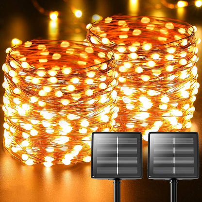 Maravillosas Luces Navideñas De Energia Solar  🎄✨10, 20 y 30 MT