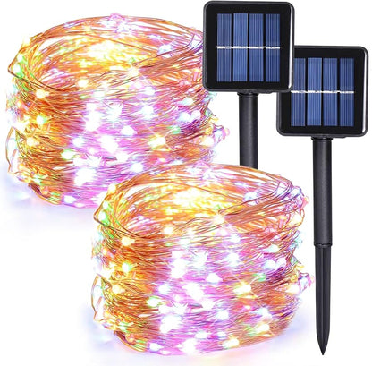 Maravillosas Luces Navideñas De Energia Solar  🎄✨10, 20 y 30 MT
